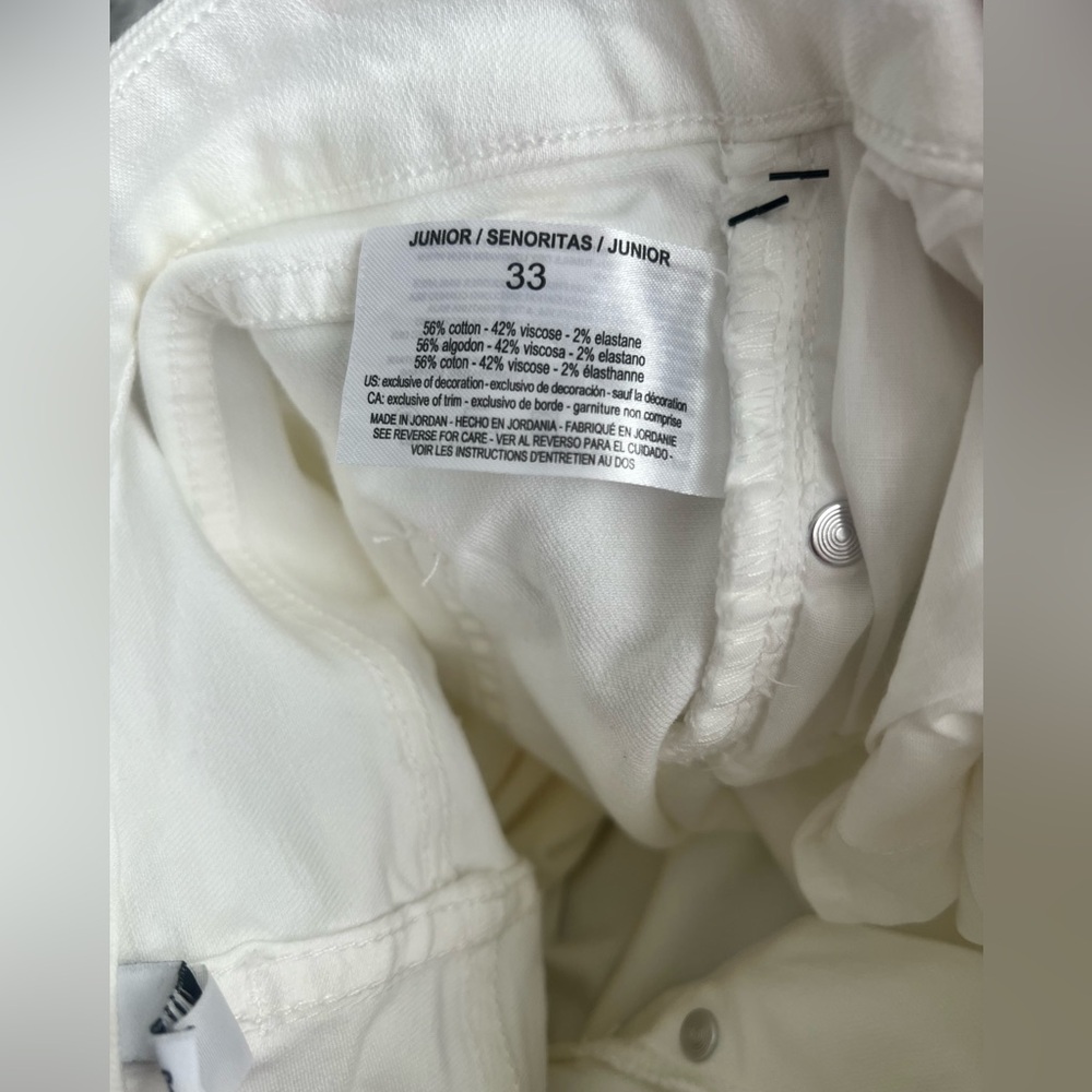 William Rast white button fly jeans - Picture 3 of 3